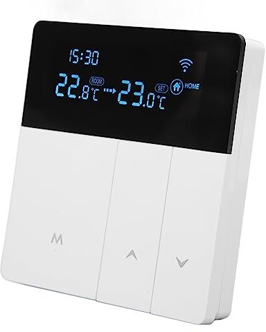 FTVOGUE Termostato Intelligente LCD Digital Remote Control Remote Acqua Calma del Riscaldamento con App per L'app per, Semplice Caldaia a Gas Lettura -Theremostato per Ospedali Ed Edifici per (Tipo