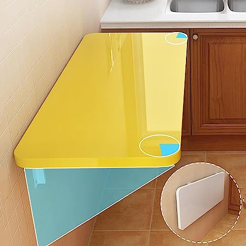Tavolo pieghevole da parete, salvaspazio, per piccoli spazi, versatile tavolo da pranzo e lavanderia, 2-4 posti, ideale per casa, ufficio e appartamento