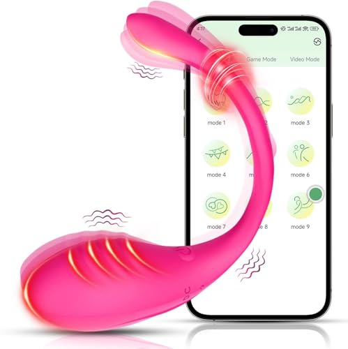 Sex Toýs Femme Couple Oeuf Vibrant Femme avec APP Vibromasseur Clitoridien Puissant Vibromasseurs Feminin à Distance Sex Toys Gode Vibro-masseur Sextoyse Couple Plaisir,10 Modes, Étanche Y5