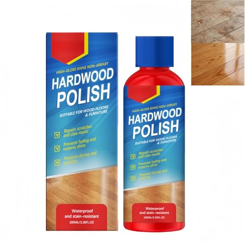 Wood Floor Restorer & Polish,Laminate Floor Cleaner & Wood Floor Cleaner,High-Gloss Shine Wood Polish for Floors,Restore & Protect Your Wood Floors,Flooring Renewal Agent for Laminate,Vinyl & Hardwood