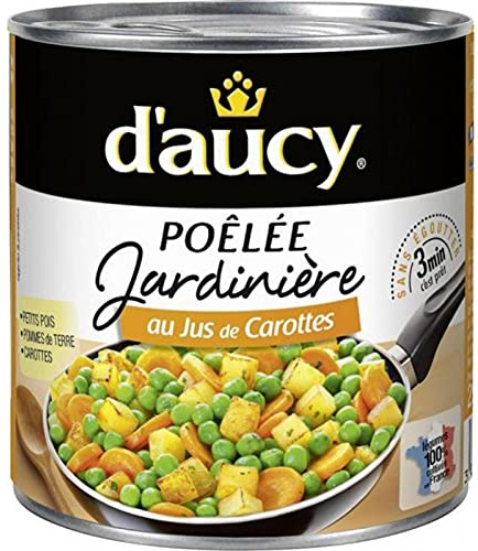 D'aucy Poelée Jardinière au Jus de Carottes 580g (lot de 5)