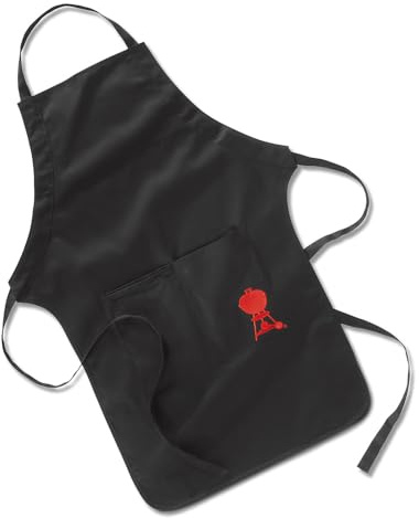 Weber Schürze schwarz