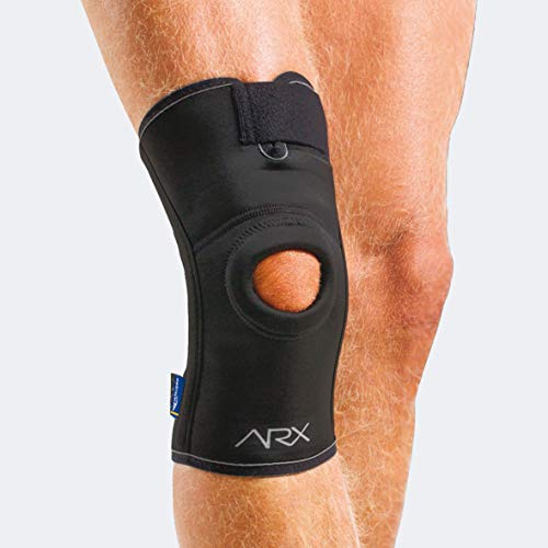 ARX 302 Ginocchiera tubolare con stecche a spirale (Medium Circonferenza ginocchio(da 35 a 38 cm))