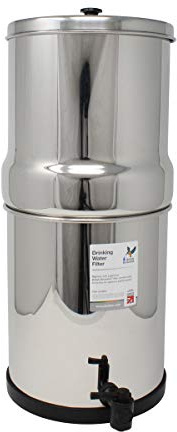 British Berkefeld 12 Purificateur d'eau à gravité équipé de 4 cartouches ultra sterasyl certifié NSF