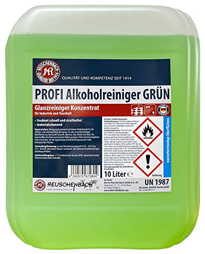 Reuschenbach Bodenreiniger, 10l Alkoholreiniger | Glanzreiniger, für Industrie und Haushalt