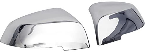 Recambo EDELSTAHL SPIEGELKAPPEN kompatibel für BMW 4er Coupe Cabrio Grand Coupe F32 F33 F36 ab 2013