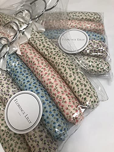 Florence Lilly Pack of 5 Quality Padded Clothes Hangers ~ Several Patterns to choose from ... (Felicity Mix)