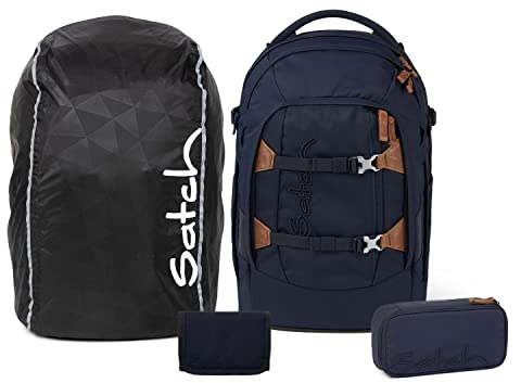 Satch Pack Schulrucksack Set 4tlg. Streetwalk Edition (Nordic Blue Skandi Ed.)