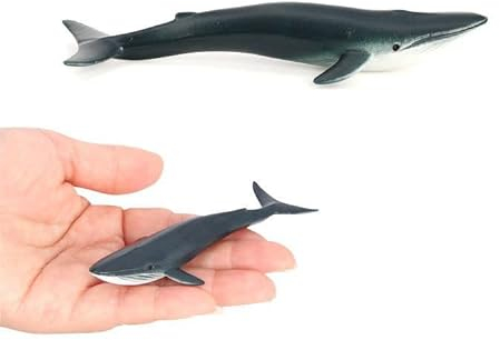 zalati Figura di balena blu statua animale marino mini statua modello marino per bambini dai 5 anni in su giocattoli educativi decorazione acquario
