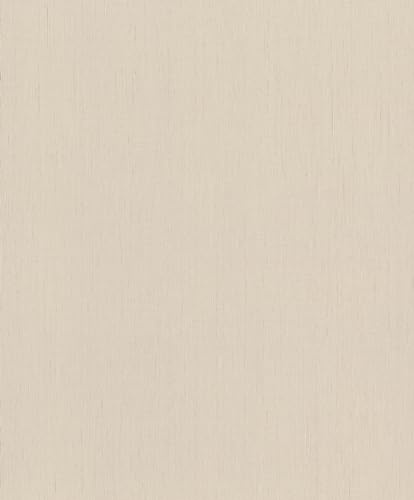 Rasch 746044 Papier peint intissé beige gris uni aspect lin