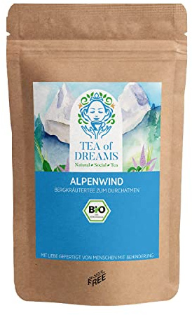 Kräutertee Bio | Alpenwind | aus naturbelassenen Bergkräutern | loser Tee | 150g