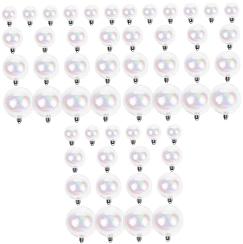 NOLITOY 54stücke Weihnachtskugeln Transparent Bruchsichere Dekokugeln Für Weihnachtsbaum Für Festliche Anlässe Party Und Wohnraumdekoration