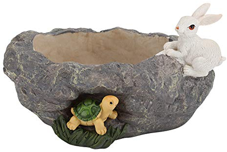 Nachahmung von Steinen, Modell-Blumentopf, Harz-Sukkulenten-Pflanzentöpfe, Desktop-Dekoration für Büro, Zuhause, Arbeitszimmer, Bücherregal, Koffer, Hotel, Bartheke