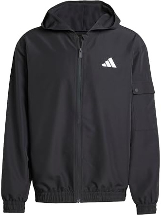 adidas Uomo SPORTSWEAR WOVEN CARGO TRACKSUIT, Black, M