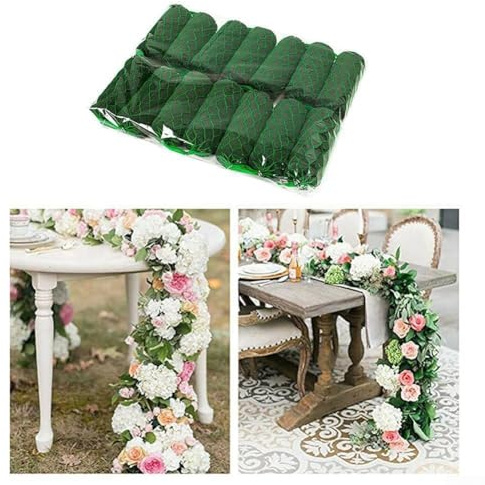 HEIBTENY Blumensteckschaum Zylinder 13 X 5 cm Blumenbogen Steckblumen DIY Girlandenschäume Nasssteckschaum Zum Basteln, Hochzeit, Geschenke, Deko – Blumen Gesteck