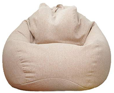 Funda tipo saco – de almacenamiento para juegos reclinable | Funda de asiento lavable para cuna perezosa sin relleno de frijoles, fácil de limpiar, funda de repuesto para adultos y bambú