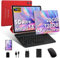 SKYEGG Tablet 10 Zoll Android 14 mit 20 GB RAM+128 GB ROM (Erweiterbar auf 1 TB), 5G WLAN 6,GPS, Widevine L1, Octa-Core, 5MP + 8MP, BT 5.0, FHD 1280 x 800, 6000mAh, Tablet mit Tastatur + Maus, Rot