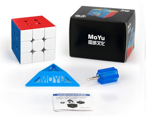Meilong 3M Zauberwürfel, 3x3 Magnetischer Geschwindigkeitswürfel Puzzlewürfel Flexible 3D Rätsel für Würfelliebhaber