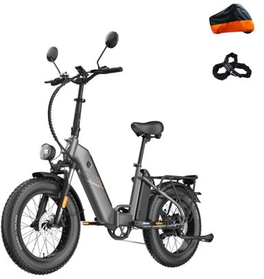Fafrees FF20 Polar Fatbike E-Bike für Herren & Damen | 20 Zoll Klapprad | 48V 12Ah*2 Akku | 65N.m Motor, 150kg Tragfähigkeit | 170KM Reichweite