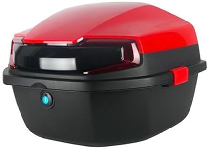 Cachpib Motorbike Top Box for Motorcycle Trunk with Lock for Storage Helmet, Luggage Case Tour Tail Case Top Box for Motorcycle Scooter Moped