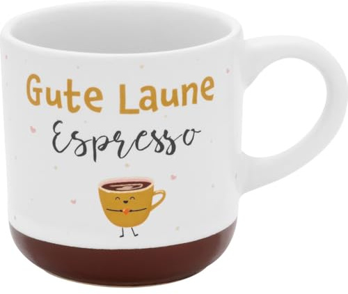 Espressotasse Druck GUTE LAUNE