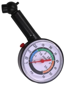 Monitor di Sicurezza per Pneumatici Misuratore di Pressione per Pneumatici per Auto, Moto, Camion e Bici, con quadrante, per Veicoli, Tester di Pressione per Pneumatici