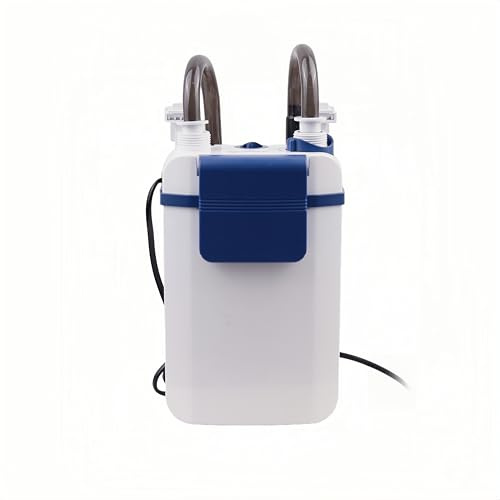 Aquarium Wall Mounted Hang On Filter - External Filter Barrel Small Silent Fish Tank Filter for Water Purification & Circulation System