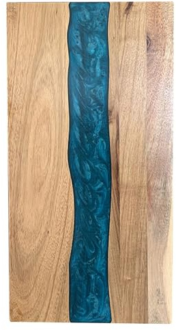 Chopping Board Cutting Board Wooden with Resin, Unique Design for A Pleasure Kitchen Experience, for Serving Display, Present for Culinary Lovers