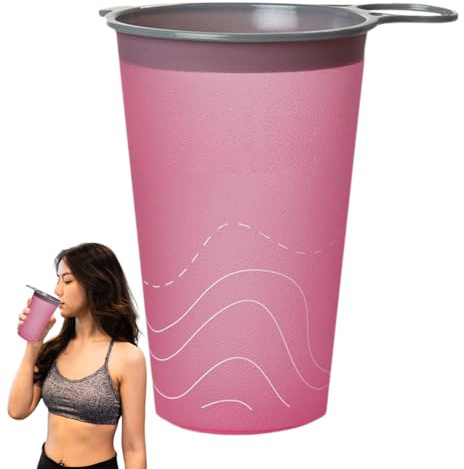 Generico Voyage pliable – Tasses pliantes flexibles, solution à boire adaptée aux voyages, conteneur pliable, design | Pour la randonnée de randonnée Voyage sur route Camping