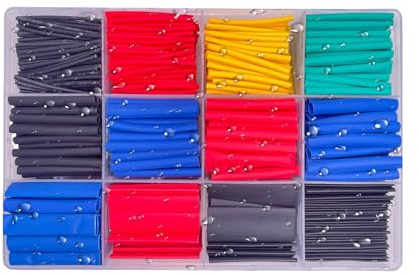 Kit Tubi Restringenti Per Cavi: Isolamenti Assortiti, Set Di Protezione Per Cavi, Guaina Per Riparazioni Elettriche, Avvolgicavo Industriale | Kit Di Tubi Termorestringenti Di Dimensioni Assortite Pro