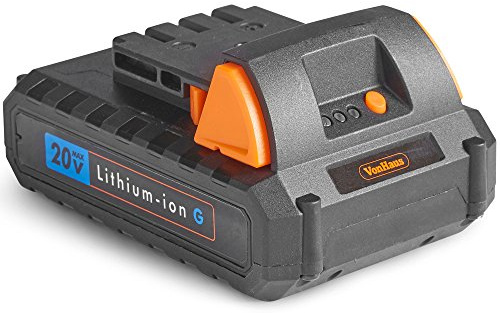 VonHaus Batería de Repuesto de 20V 1.5Ah de Iones de Litio – Batería de Recambio Li-Ion Compatible con Toda la Gama de Herramientas de Jardín Eléctricas Inalámbricas Ión Litio 20V G-Series de VonHaus