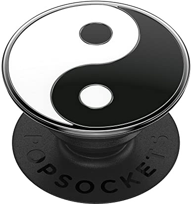 PopSockets Phone Grip with Expanding Kickstand, Adhesive Grip - Enamel Yin Yang