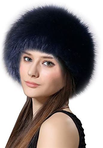 Lifup Damen Fellimitat Hut Cossack Russische Mütze Kosakenmütze für Reisen, Skifahren, Wandern