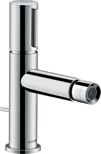 hansgrohe AXOR Uno Select Bidetmischer, Zugstangen-Ablaufgarnitur, Farbe: Brushed Bronze