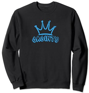 Rey Jacinto / Corona Azul & Nombre Jacinto Graffiti Sudadera