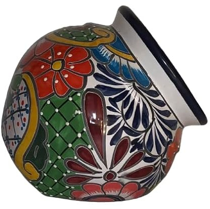 Blumentopf Cuba dunkelblau medium
