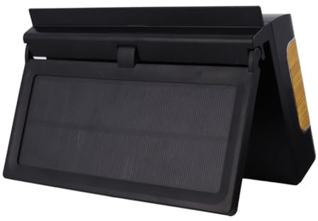 ULTECHNOVO 1stk Auto Lüfter Ventilatoren Fürs Auto Mini-kühlbox Fürs Auto Schreibtischventilator Auto Solarventilator Wiederaufladbarer Mini-lüfter Ventilatoren Für Zu Hause Auto-lüfter Black