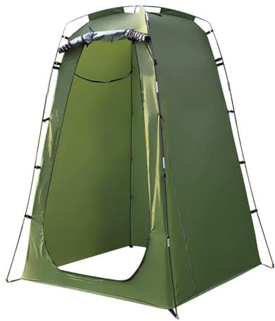 Outdoor Shower Tent, Portable Camping Shower Tent for Outdoor Use, Pop-Up Privacy Screen Changing Room Tent, Portable Shower Tent, 1 Person Instant Camping Protection, Pop-Up Privacy Shower Tent for