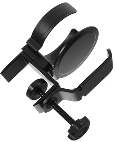 OKUMEYR Soporte para Cascos Gaming Portavasos De Escritorio Colgador De Auriculares Giratorio