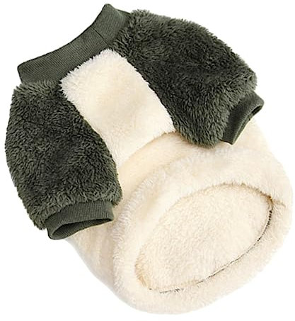 POPETPOP 1stück Warmes Hundemantel Für Kleine Mittelgroße Hunde Doppellagige Schutzkleidung Für Winter Kuscheliges Design Für Besondere Anlässe Und Feiertage