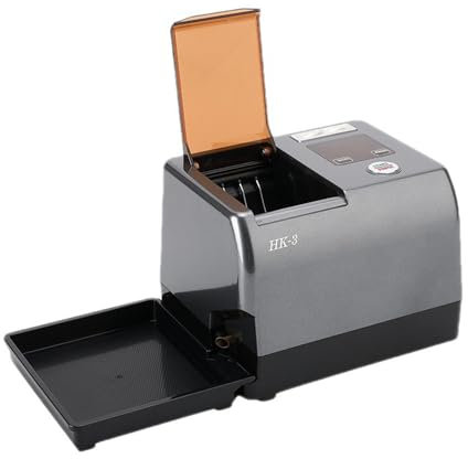 ZCBYBT Machine Automatique d'injecteur de Cigarette électrique de Rouleau de Tabac avec l'écran et Le Plateau d'affichage à Cristaux liquides, Creuse approfondie,6.5mm Tube
