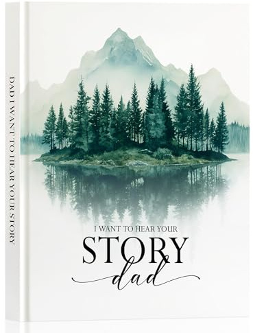 Lanpn Papa Raconte Moi Ton Histoire avec 300+ Questions, Livre d'histoire de La Vie de Papa, Dad Story Book Journal Guidé Carnet de Souvenirs, Fête des Pères Anniversaire Noël Cadeau, Arbre