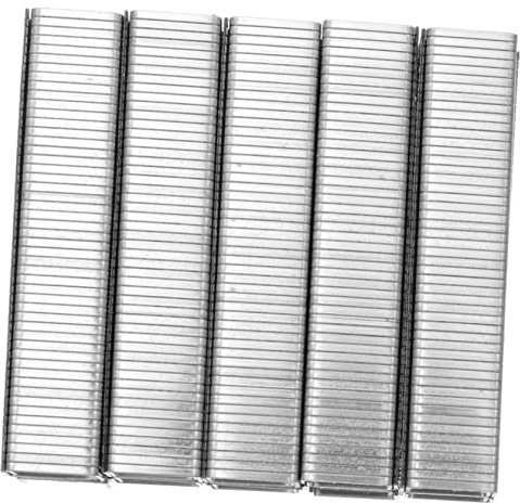 Angoily 5000Pièces Agrafeuse Robustes De Type Porte De Métalliques Pour Agrafeuses Standard Remplacement Pour Cloueuses Pneumatiques