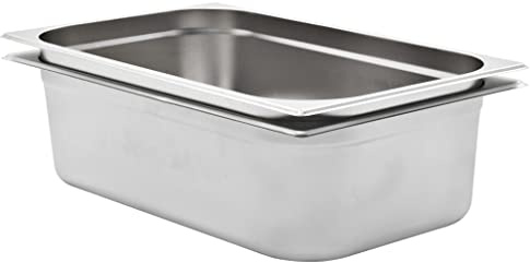 AJJHUUKI Gastronormbehälter 2 Stück GN 1/1 150 mm Edelstahl