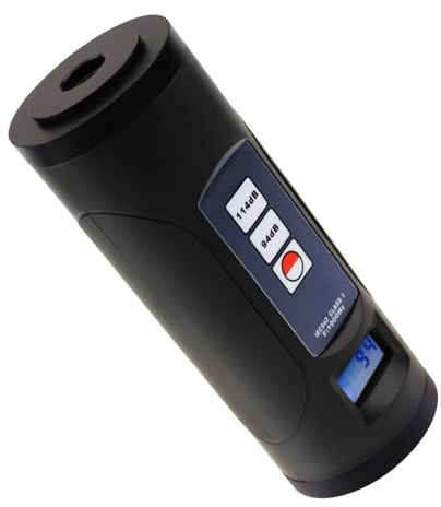 Calibratore fonometro digitale 94dB e 114dB for microfono da 1/2 1 pollici, strumento di calibrazione professionale del decibel rumore, Guardia audio