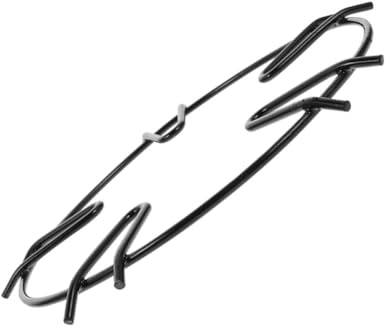 LALAFINA Rejilla de Cocina de Gas de Hierro Negro, Soporte Antideslizante para Pequeños Cacerolas y Estufas de Cassette, Práctico para Uso Doméstico y Restaurantes
