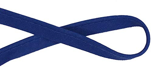 Paspelband Baumwolle 18 Farben 5m, 10m (Blau, 10m)