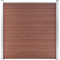 vidaXL Pannello Recinzione per Esterni con Pali Robusto Elegante Barriera da Giardino Recinto Intimità Sicurezza in WPC 180x186 cm Marrone