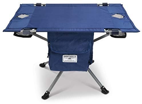 Sport-Brella SunSoul Tragbarer Klapptisch für Outdoor Camping, Picknick, Heckklappen und Strand Navy