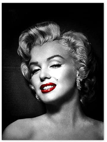 H585M_PL1AR Wandposter / Poster, Motiv Marilyn Monroe, 100 x 135 cm